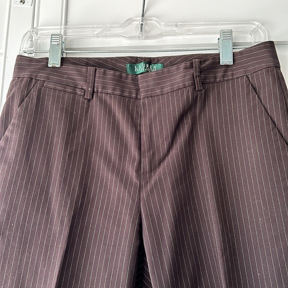 Lauren Brown Pinstriped pants - Picture 2 of 7